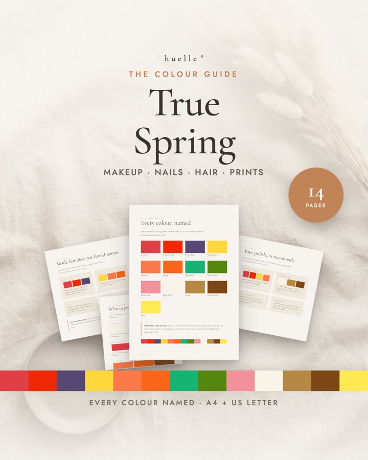 A fourteen page season color guide